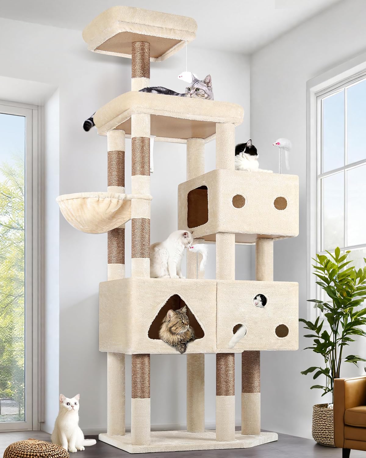 Globlazer Extra Large Cat Tower – A Playground For Your Feline Overlord